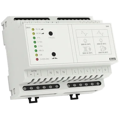 ELKO EP DIM-6 /230V Stmívač ovládaný tlačítky, signálem 0-10V, pro zátěže typu R-L (3691)