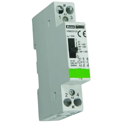 ELKO EP VSM220 -20 24V AC Instalační stykač s manuálním ovládáním 2x20A (209970700064)