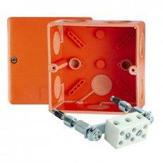 KOPOS KSK 100_PO6J - Krabice ohniodolná, 101x101x47,5mm krytí IP66 oranžová