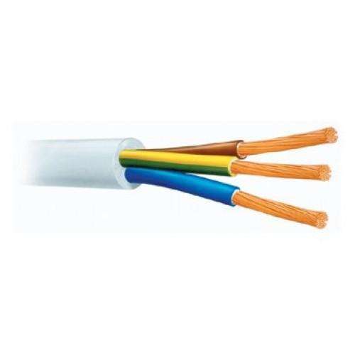 NKT - kabel CYSY H05VV-F 4G2,5 BÍLÁ