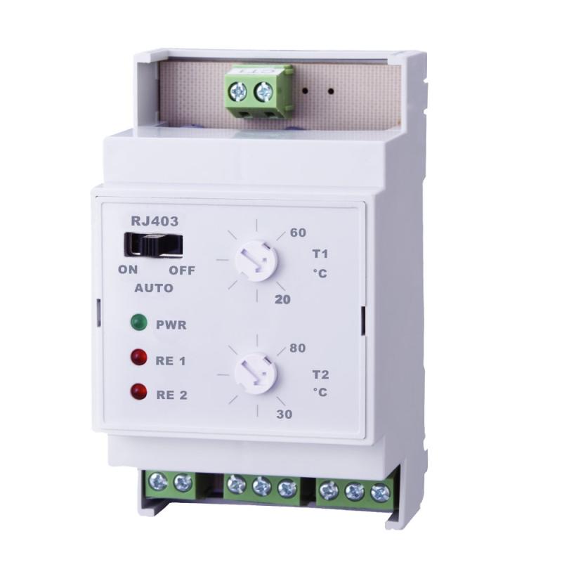 ELEKTROBOCK RJ403 - Diferenční elelektronický termostat na DIN lištu (4403)