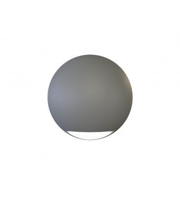 PANLUX PN42100018 - LEON CIRCLE nástěnné zahradní LED svítidlo 2W šedá