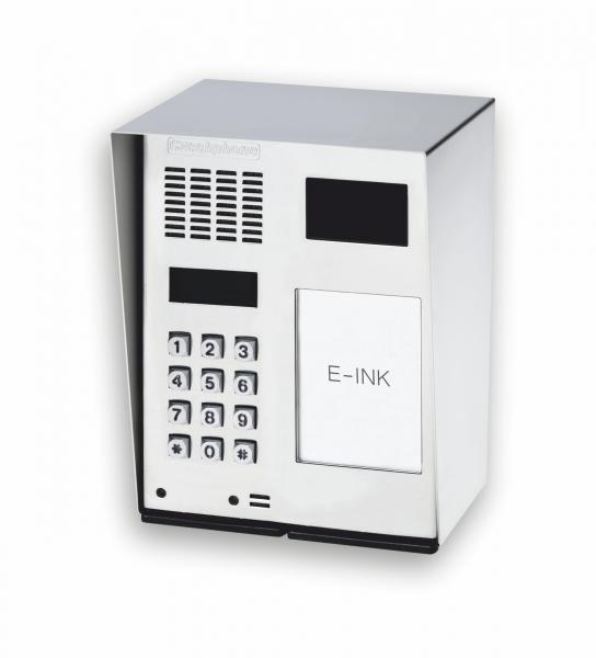 CZECHPHONE 4004005818-Zvonkové tablo s el. papírem(E-INK) DUO Standard: klávesnice až 14 jmen+PS RFI