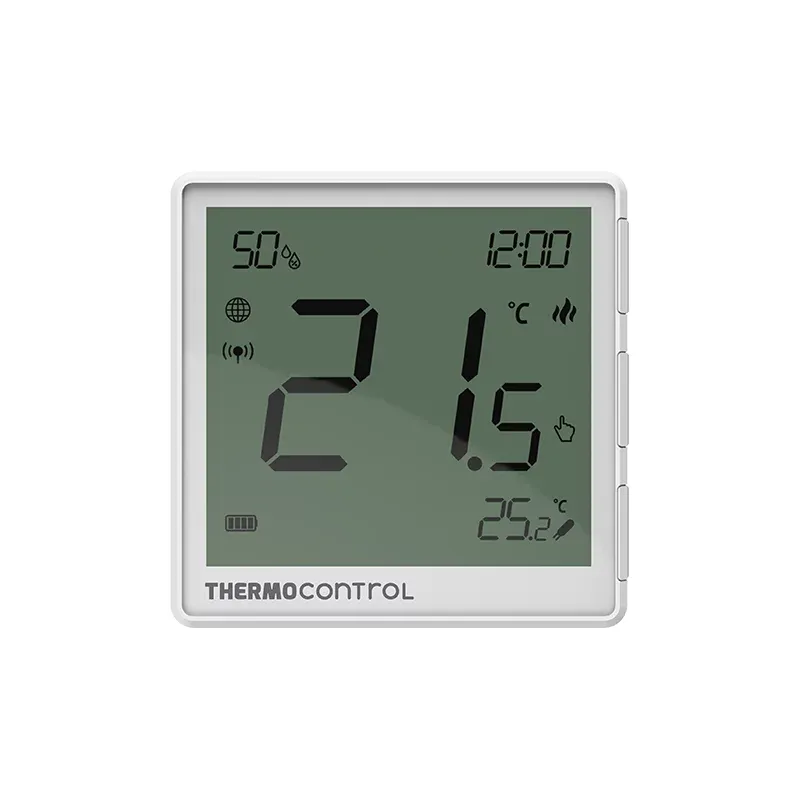 THERMO-CONTROL TC ONE-BATW - Termostat ZigBee 3.0 s čidlem vlhkosti, Li-Ion 3,7 V, bílá
