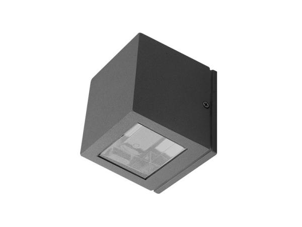 PANLUX LHS-9062 - CANTO IP 54; Venkovní nástěnné LED svítidlo šedá; studená