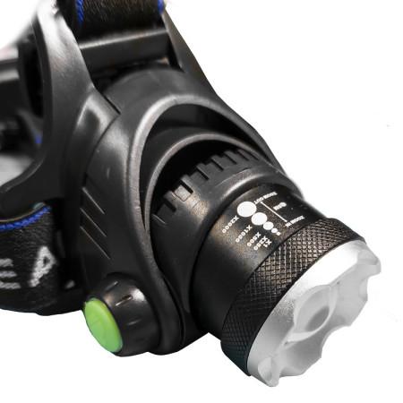 MKF-Headlight 1LED - LED nabíjecí čelovka, LED s vysokou svítivostí až 1200 lm