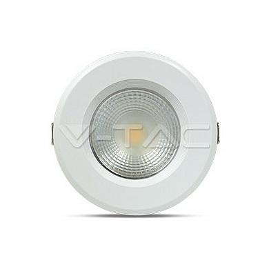 10W LED COB Downlight Round A++ 120Lm/W White,  VT-26101