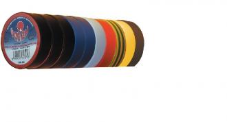 Elektrikářská izolační páska 15mm - set 10ks různých barev