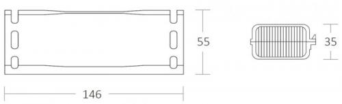 ELEMAN SHARK SH 0410 - Spojka gelová bez sv. 2-4x(2,5 - 10mm2) 0,6/1kV (1000532)