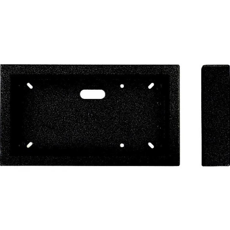 TESLA STROPKOV 4FF 090 92.5 - Krabice KARAT horizontální nad omítku HNO 2 rám (černá)