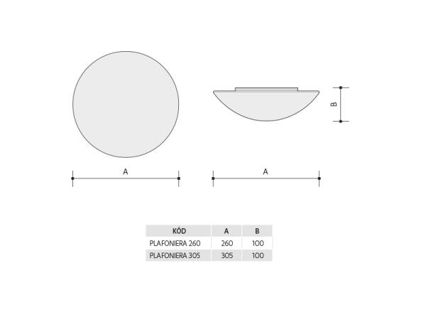 PANLUX PN31100024 - PLAFONIERA 260 LED svítidlo s nouzovým modulem 3000K + EM3h