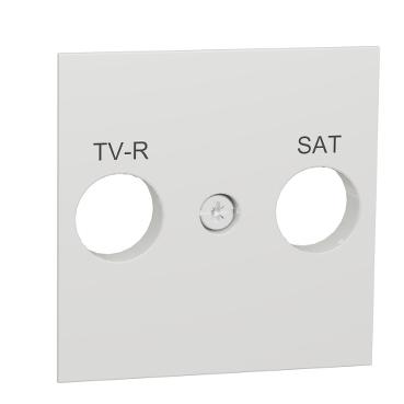 SCHNEIDER Unica NU944118 - Centrální deska pro TV-R/SAT zásuvku, 2M, bílá