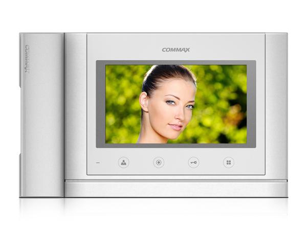 COMMAX CDV-70MHD bílý - videotelefon 7", CVBS, se sluch., 2 vst. verze 17-30Vdc (0110-405)