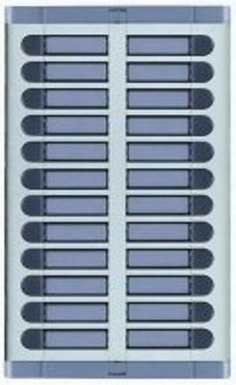URMET 925/024 Tlačítkový panel bez prostoru pro hlasovou jednotku, 24 tlačítek, 2 sloupce