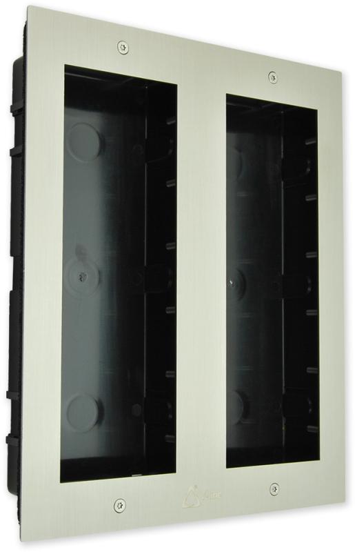 V-LINE MOD-3x2-ZAP - záp. box + rámeček pro 6  modulů (2002-041)