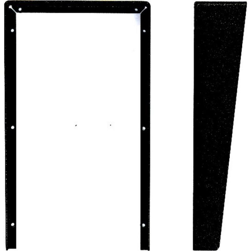 TESLA STROPKOV 4FA 690 22.5 - Stříška KARAT vertikální pod omítku VPO 2 rám (černá)