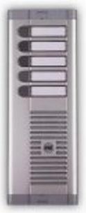 URMET 925/105  Tlačítkový panel pro hlasovou jednotku, 5 tlačítka, 1 sloupec