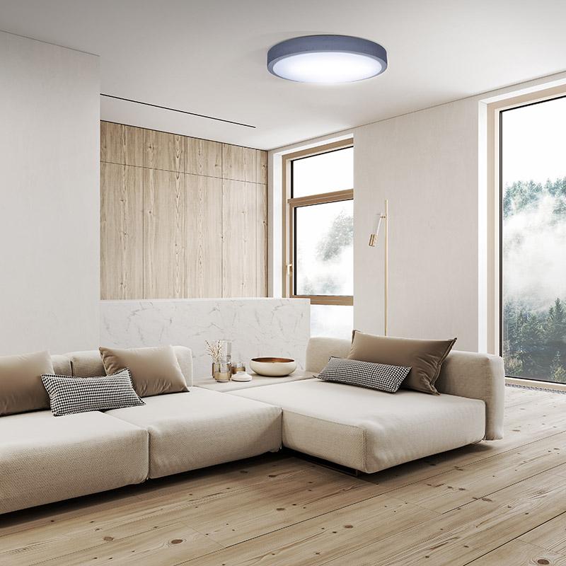 Solight LED osvětlení s dálkový ovladačem Grey, 60W, 4200lm, 49cm, změna chromatičnosti, stmívatelné