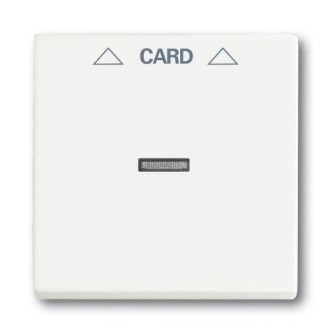 ABB 2CKA001710A3928 - Kryt spínače kartového, s čirým průzorem, mechová bílá (Fut Lin,B-Axc)