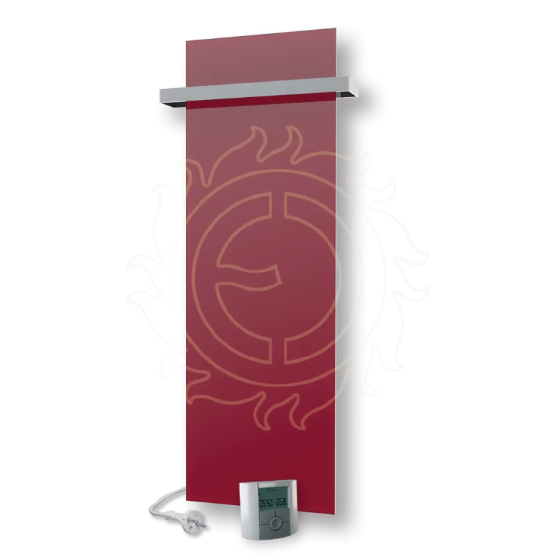 FENIX ECOSUN 500 GS+ Wine Red - Skleněný panel 500 W, vínově červený, s bezdrátovým přijímačem, nízk