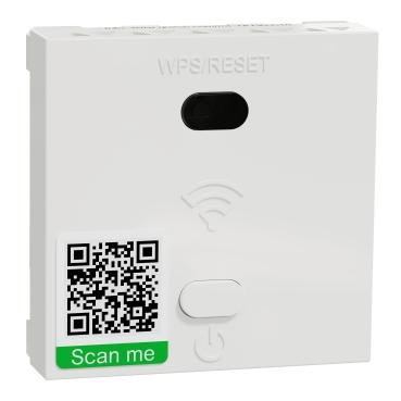 SCHNEIDER Unica NU360518 - Wifi repeater, 300Mbps, 2M, bílá