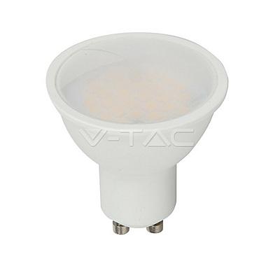 LED Spotlight SAMSUNG CHIP - GU10 5W Smooth Plastic 110° D 6400K,  VT-205