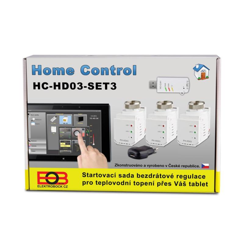 ELEKTROBOCK HC-PH-HD03 set3 - Home Control regulační set  teplovodního vytápění (1351)