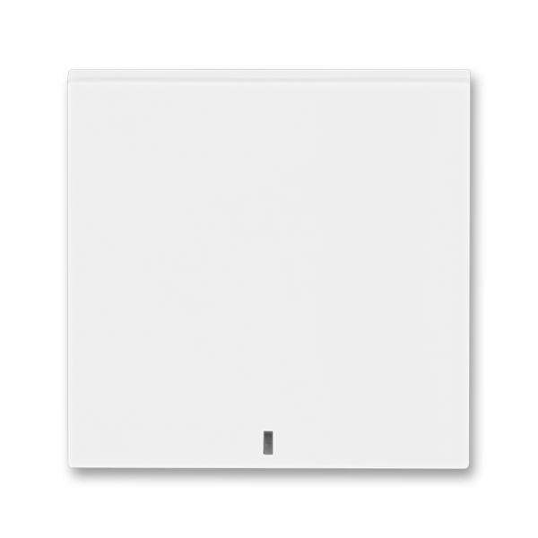 ABB Levit 3559H-A00653 03 Kryt jednoduchý, průzor čirý, bílá/bílá