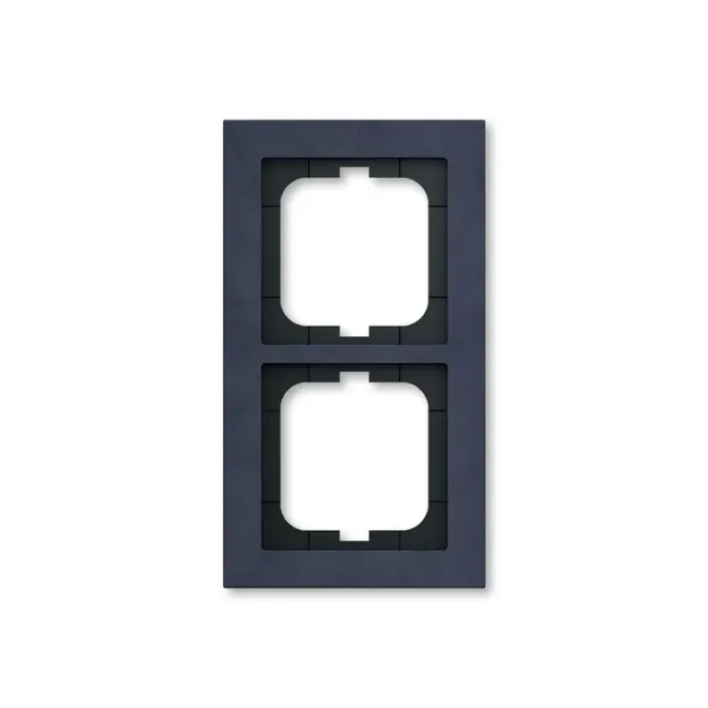 ABB BUSCH-AXCENT 2CKA001754A4786 Rámeček dvojnásobný, montáž vodorovná i svislá, modrý papír