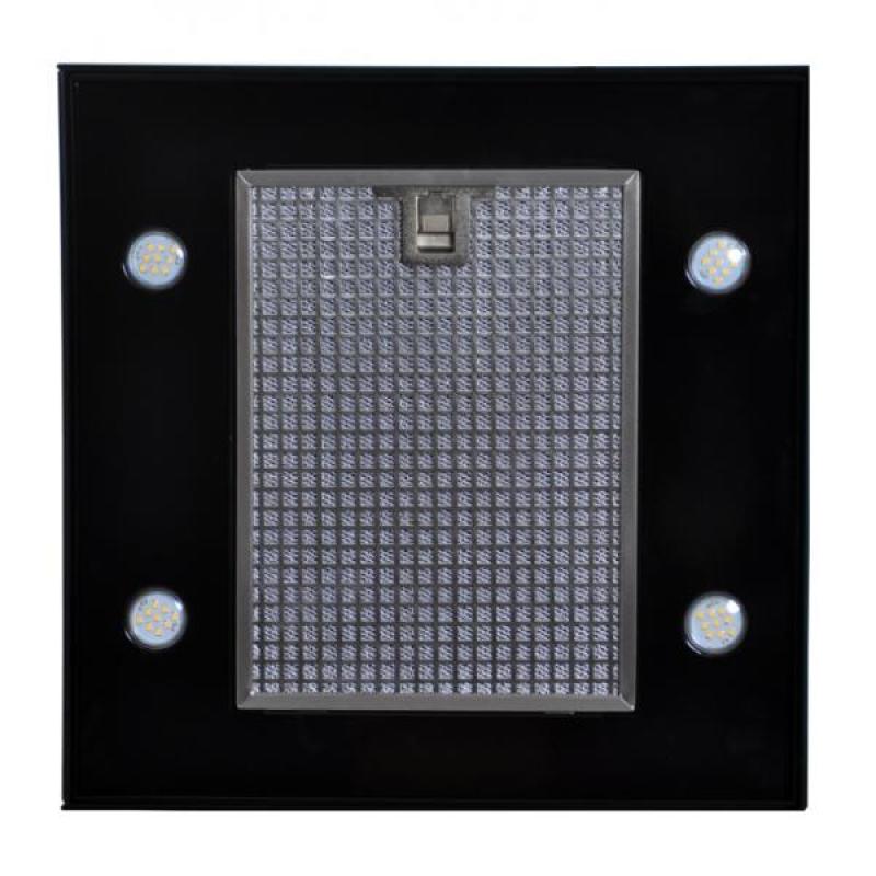 CATA EMPIRE VIP LD 601040 Ostrůvková lustrová digestoř, šíře 40 cm, černá