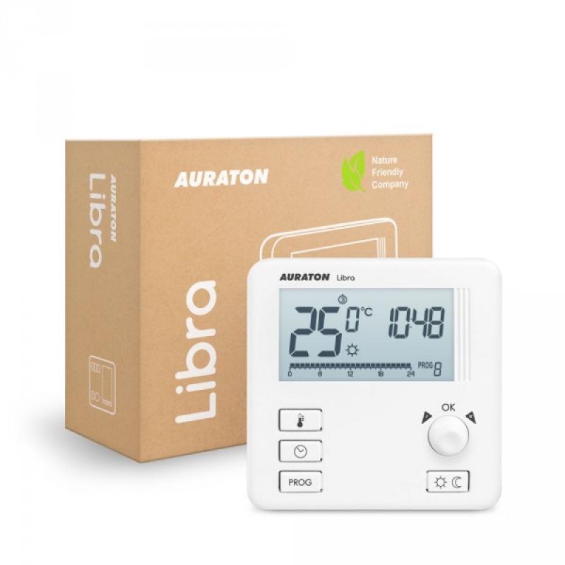 AURATON Libra (3021) - programovatelný týdenní termostat, 2teploty, chlazení/topení, 16A