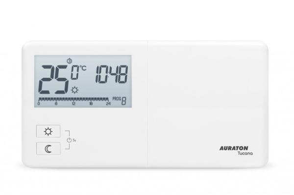AURATON Tucana (2025) - programovatelný týdenní termostat, 2teploty, podsvícený