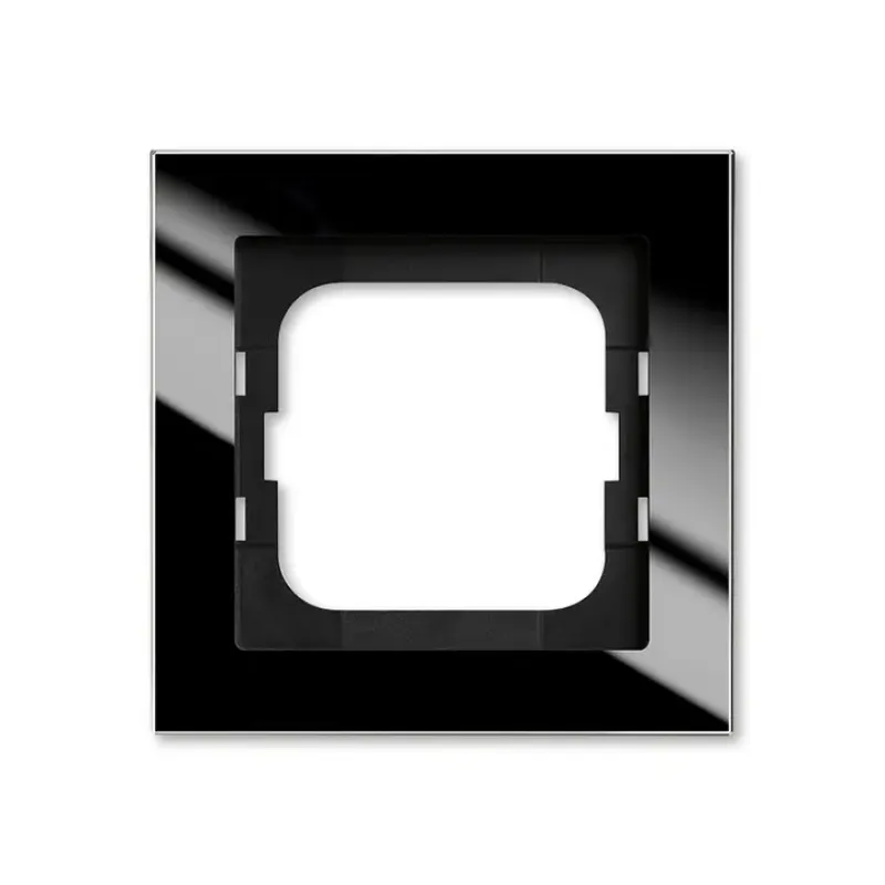 ABB BUSCH-AXCENT 2CKA001754A4800 Rámeček jednonásobný, černé sklo