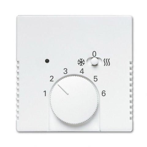 ABB Future linear 2CKA001710A4049-Kryt termostatu topení/chlazení,posuv.přepín,studio bílá