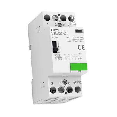 ELKO EP VSM425-31 24V AC - Instalační stykač s manuálním ovládáním