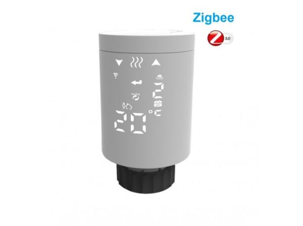 EKOHEAT ETRV - Bezdrátová programovatelná termostatická radiátorová hlavice. Zigbee 3.0