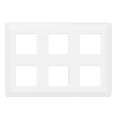 LEGRAND Mosaic  078832L - Krycí rámeček vodorovný, 2x3x2M, bílá