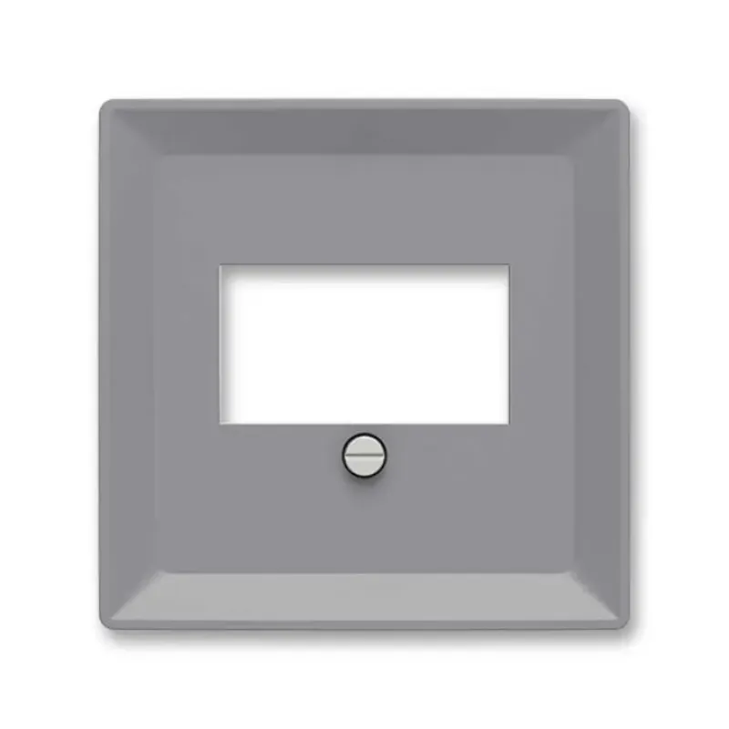 ABB Zoni 5014T-A00040 241 - Kryt zásuvky komunikační (HDMI, USB, VGA, USB nab., repro), šedá