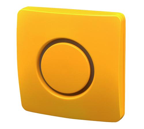 ELEKTROBOCK BZ10-12 Žlutá  - Bezdrátový  Zvonek - bateriový, žlutá