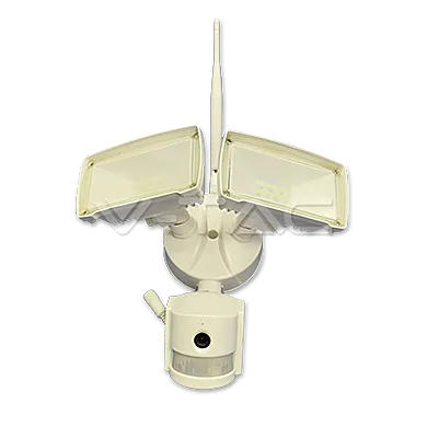 18W LED Floodlight with WiFi Sensor Camera White,  VT-4818