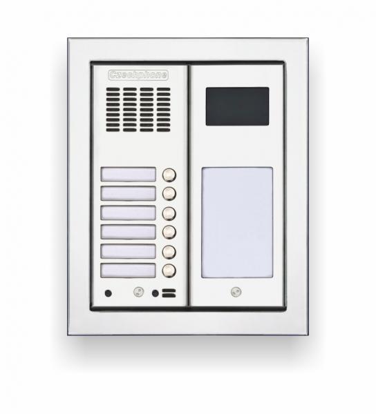 CZECHPHONE 4004005469-Zvonkové tablo DUO Standard: 6 tlačítek+RFID MIFARE(2M)-do rámu