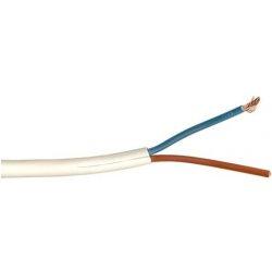NKT - kabel H03VV-F 2x0,75 B k pohyblivým přívodům, bílý