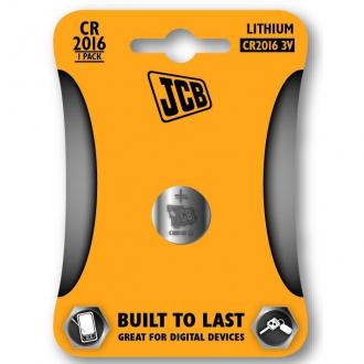 JCB knoflíková lithiová baterie CR2016, blistr 1 ks
