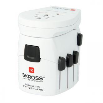 SKROSS cestovní adaptér SKROSS PRO World and USB, 6,3A max, vč. univerzální USB nabíječky