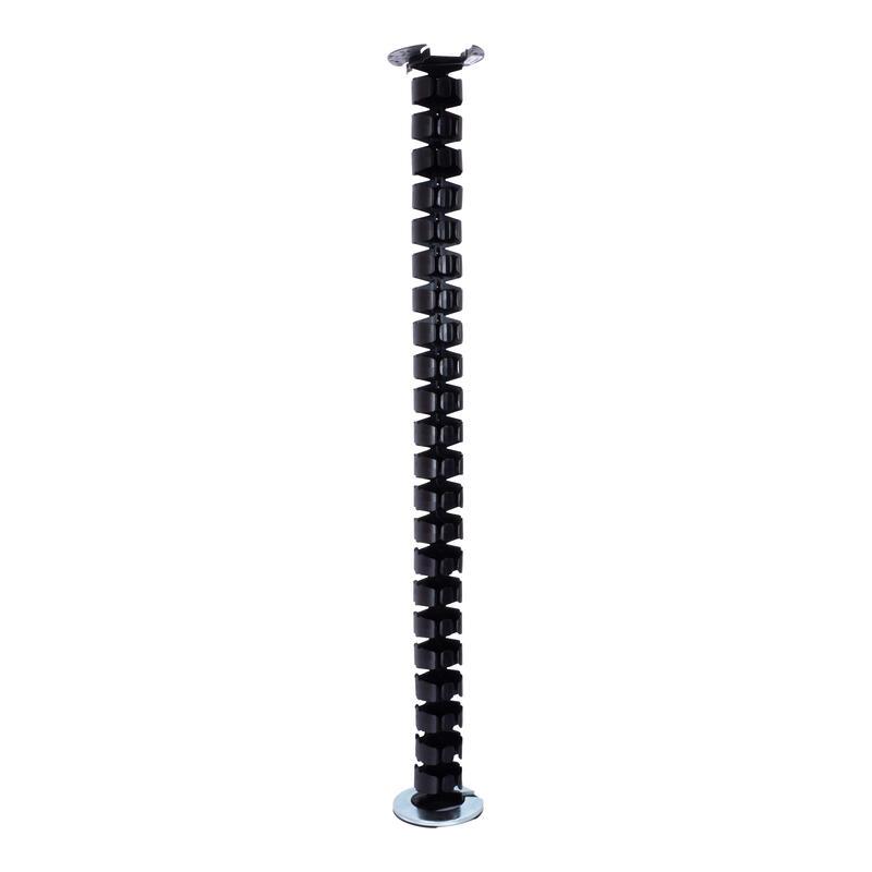 LEGRAND Incara 654991 - Vertebra organizér na kabely, 4 komory, 80 cm, svislá montáž, čern