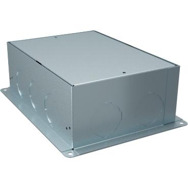 SCHNEIDER Unica System+ INS52002 - Krabice do betonu pro podlahové krabice L, kovová