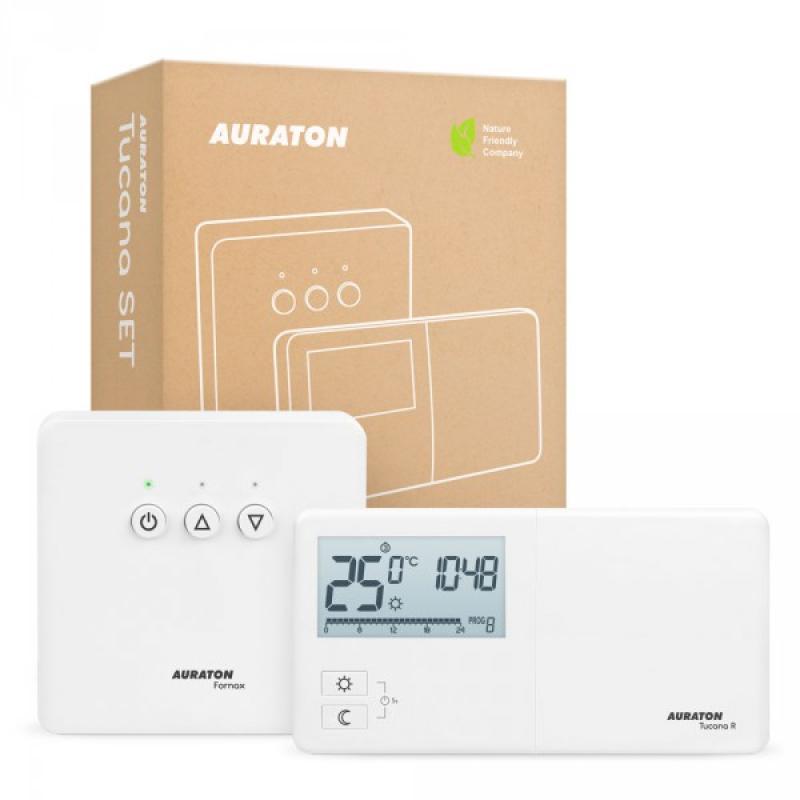 AURATON Tucana SET (R25 RT) - bezdrátový programovatelný termostat, 2 teploty, podsvícený