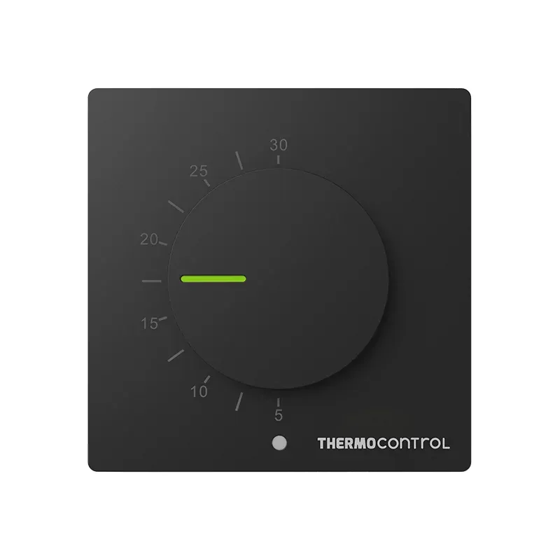 THERMO-CONTROL TC 05B - Manuální termostat, černý, PWM, 230V