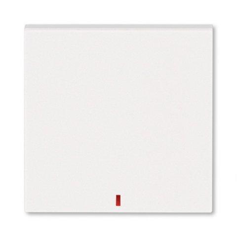 ABB Levit 3559H-A00655 68 Kryt jednoduchý,průz. červený, perleťová/led.bílá