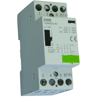 ELKO EP VSM425 -40 230V AC Instalační stykač s manuálním ovládáním 4x25A (209970700065)